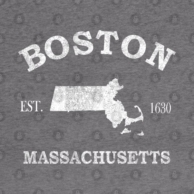 Boston, Massachusetts EST. 1630 by Blended Designs